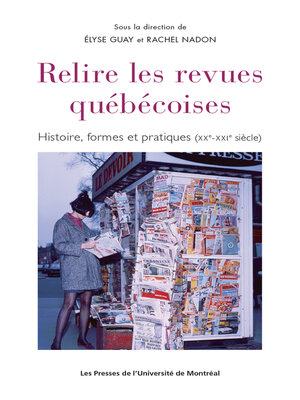 cover image of Relire les revues québécoises